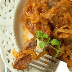 Рецепт Тушеной печени