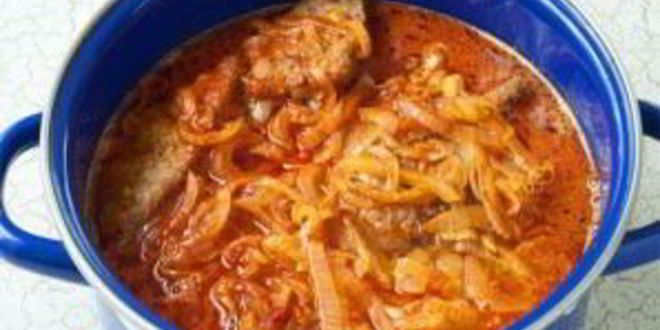 Рецепт тушеной печени