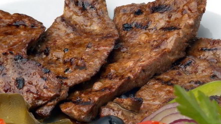 Рецепт жареной печени в крахмале