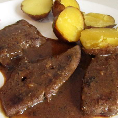 Рецепт Жареной телячьей печени