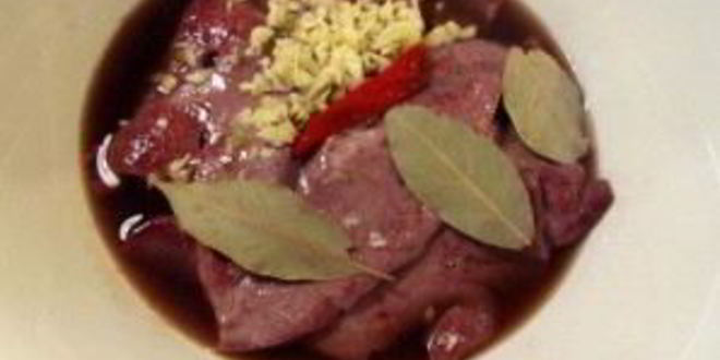 Рецепт жареной телячьей печени