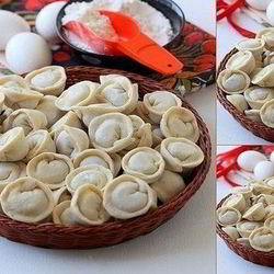 Рецепт Домашних пельмешков с мясным фаршем
