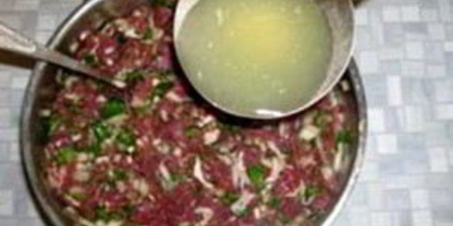 Рецепт фарша для хинкали