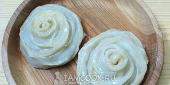 Рецепт ленивых пельменей-розочек