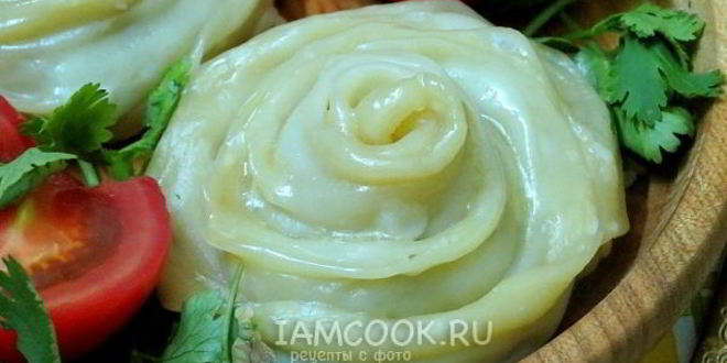 Рецепт ленивых пельменей-розочек