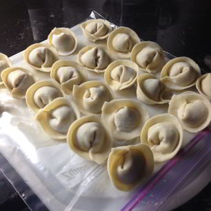 Рецепт Пельменей с курицей и грибами