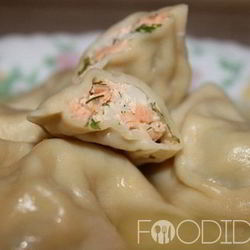 Рецепт Пельменей с семгой