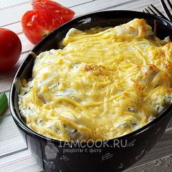 Рецепт Пельменей с сыром и сметаной в духовке