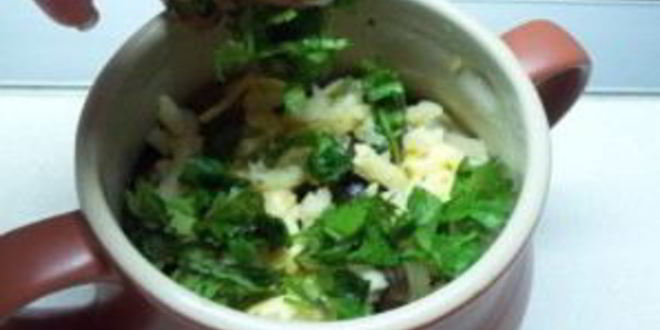 Рецепт пельменей с вешенками в горшочках в микроволновке