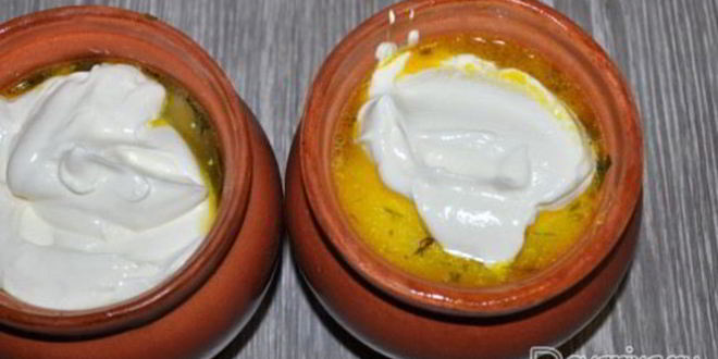 Рецепт пельменей в горшочках