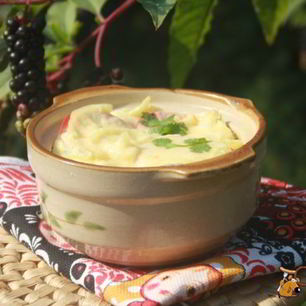 Рецепт Пельменей в омлете с овощами