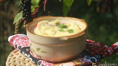 Рецепт Пельменей в омлете с овощами