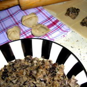 Рецепт Польских пельменей Ушки