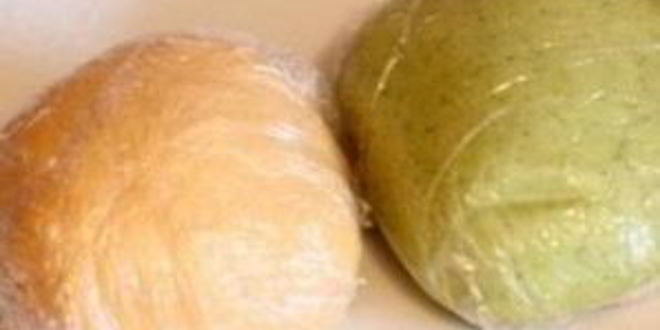 Рецепт разноцветных пельменей с рыбой