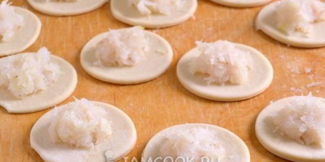 Рецепт рыбных пельменей из трески