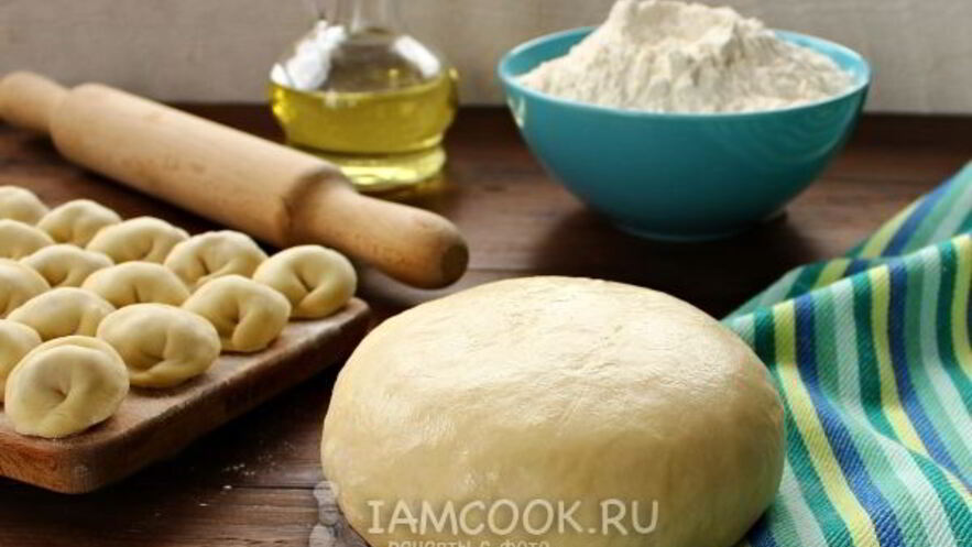 Рецепт теста для пельменей на воде и молоке