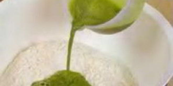 Рецепт зеленых пельменей с лососем