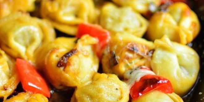 Рецепт жареных пельменей с сыром