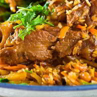 Рецепт Ароматного плова из говядины