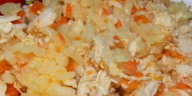 Рецепт детского плова с курицей