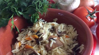 Рецепт Грибного плова