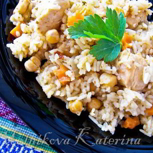 Рецепт Ивитмы палов — Плова с нутом