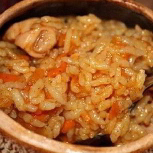 Рецепт Куриного плова с карри в горшочках