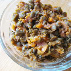 Рецепт Овощного плова из чечевицы