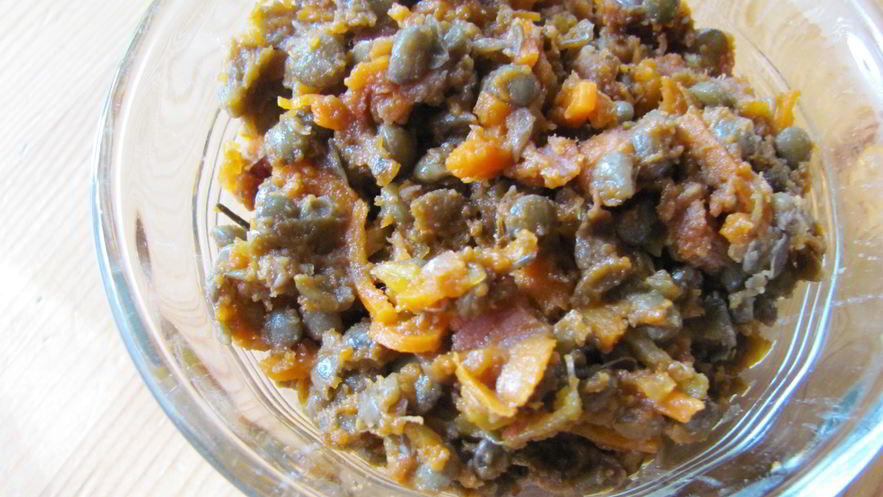 Рецепт овощного плова из чечевицы