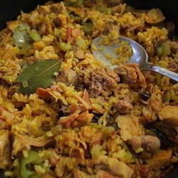 Рецепт Паэльи с кроликом