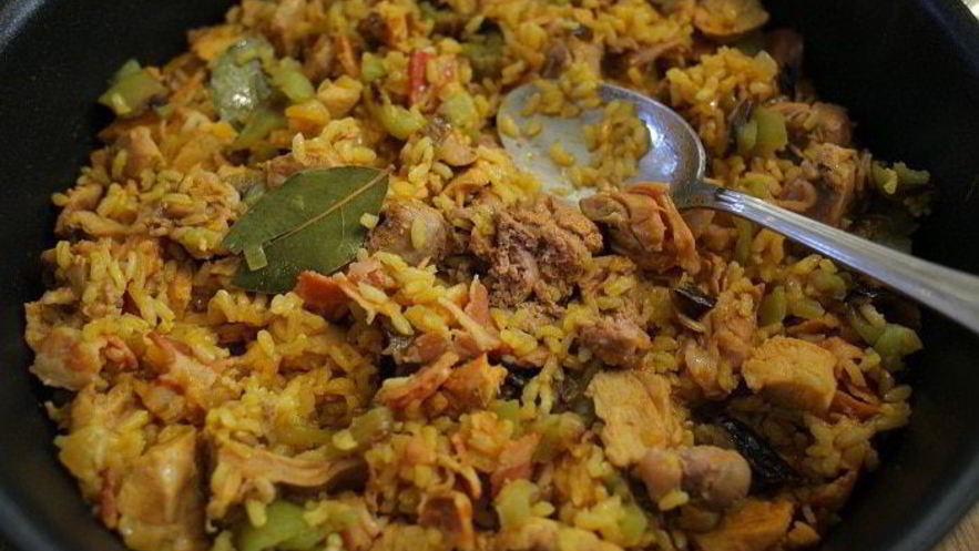 Рецепт паэльи с кроликом