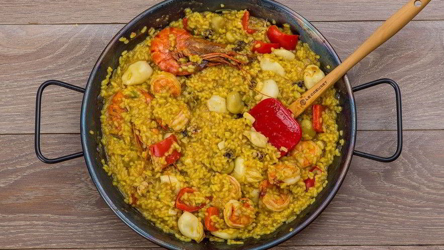 Рецепт паэльи с морепродуктами