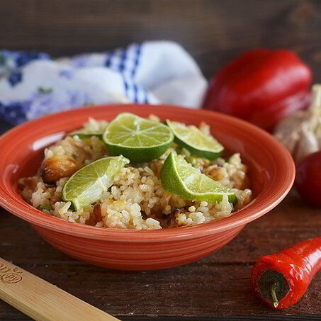 Рецепт Паэльи с цыпленком и чорризо