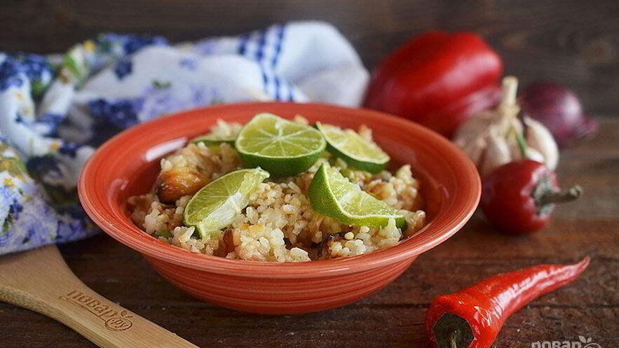 Рецепт паэльи с цыпленком и чорризо