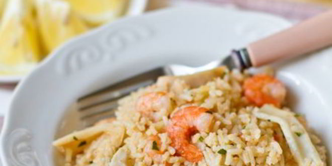 Рецепт пилава с морепродуктами