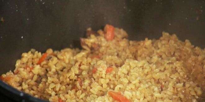 Рецепт плова из булгура