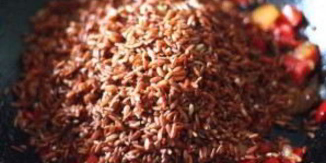 Рецепт плова из красного риса