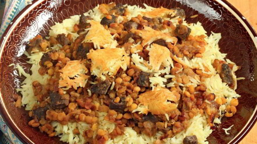 Рецепт плова с бараниной и айвой