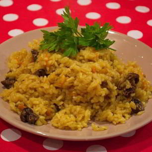 Рецепт Плова с белыми грибами