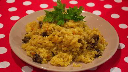 Рецепт Плова с белыми грибами