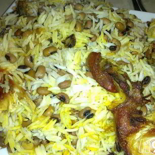 Рецепт Плова с фасолью черноглазка