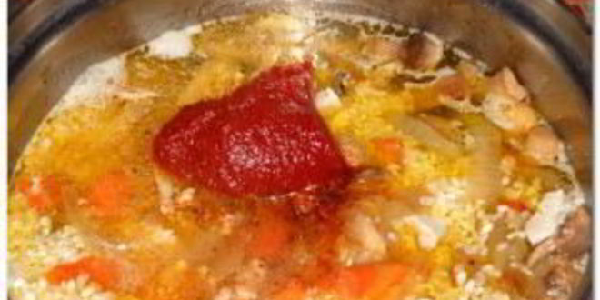 Рецепт плова с грибами и курицей