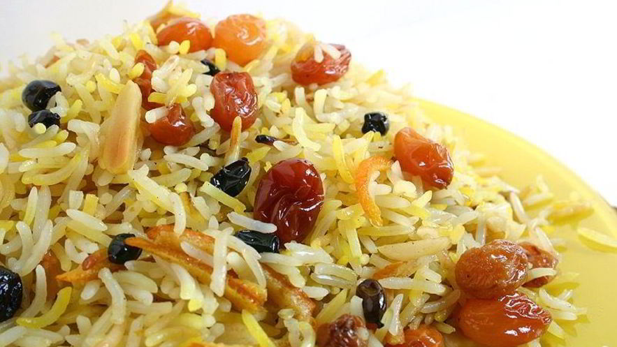 Рецепт плова с курагой и изюмом