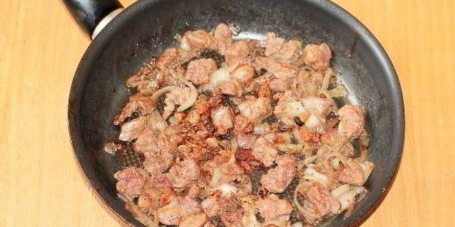 Рецепт плова с куриной печенью и курицей