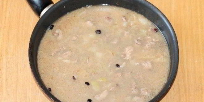 Рецепт плова с куриной печенью и курицей