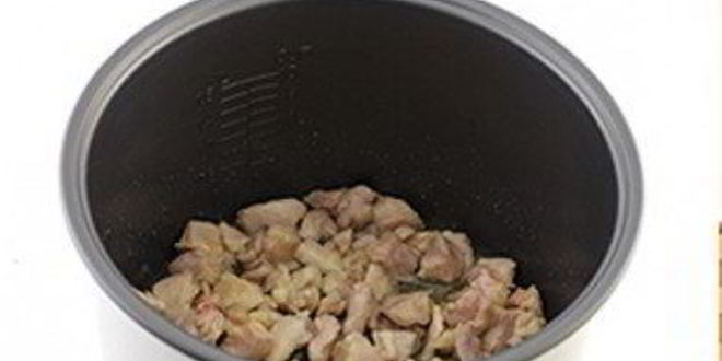 Рецепт плова с курицей в мультиварке