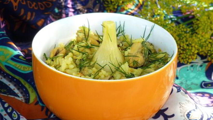 Рецепт плова с мидиями