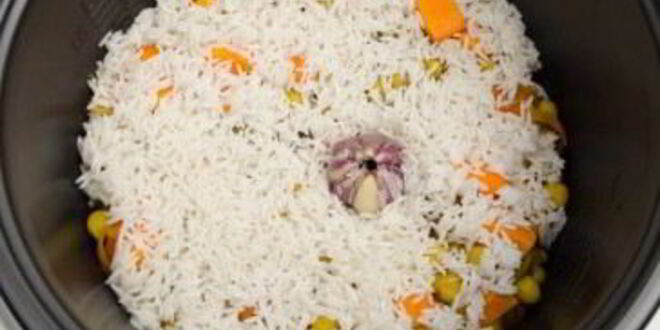 Рецепт плова с нутом в мультиварке