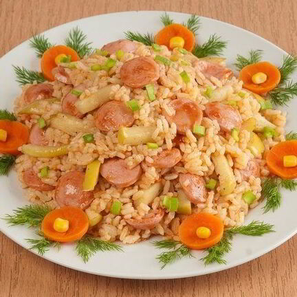 Рецепт Плова с сосисками