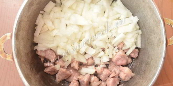 Рецепт плова со свининой и нутом